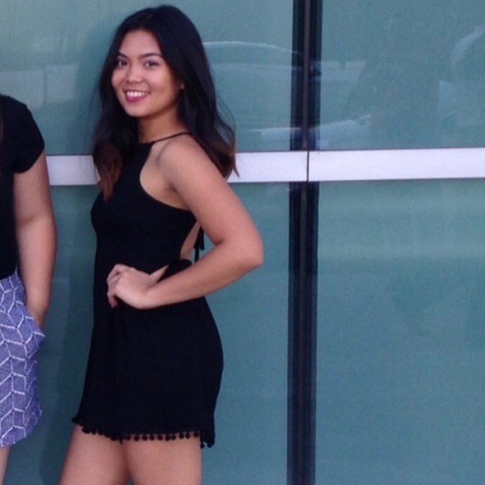 Black romper from ASOS